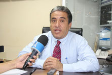Líder Suárez, gerente de la Empresa Pública Municipal Registro de la Propiedad de Manta. Ecuador.