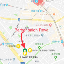 千葉市千葉駅理容室Barber-salon-Revaマップ画像