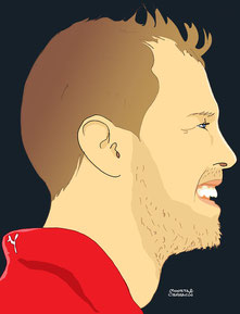 Sebastian Vettel by Muneta & Cerracín