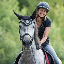 Michaela and her PRE mare Graya