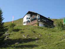 Das Spitzsteinhaus auf 1.252 m Höhe