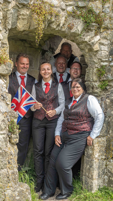 Orga-Team vlnr: Daniel Duttlinger, Jessica Wölfle, Andreas Rebholz, Michael Steffen, Marc Beutler u. Uschi Ziegler