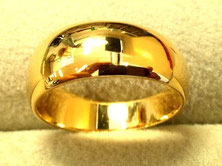 k18月型甲丸指輪