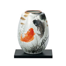 *kutani flower vase - KOI carps