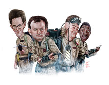 Ghostbusters caricature