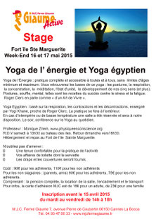 Stage Yoga Îles de Lérins, 16 et 17 mai 2015