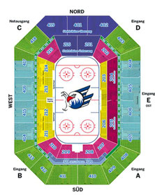 SAP Arena Mannheim Saalplan