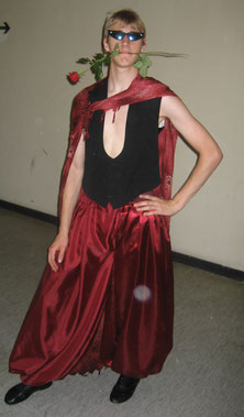 In der Hauptrolle als Aladdin im Schulmusical des Lessing-Gymnasiums Uelzen (2006)