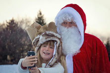 Privater Besuch von Santa in deinem Mökki in Impiö oder Ranua