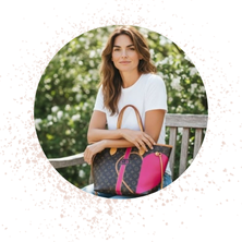 beschilderde louis vuitton tas met eigen ontwerp