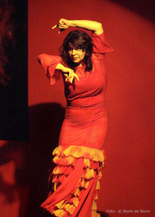 Spanische Flamenco-Tänzerin (Bailaora) Rosa Martinez / Color-Foto by Boris de Bonn