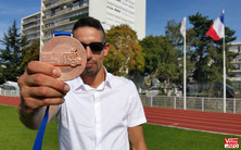 Rachid FARID et sa médaille de bronze.