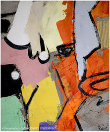 Artiste Peintre Français Abstraction Contemporaine Crozat Coulmont