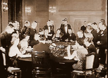 Ambiance de jeu au casino - 1920