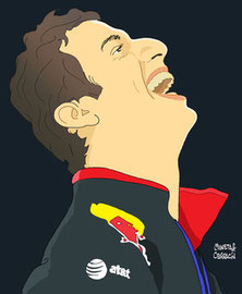 Daniel Ricciardo by Muneta & Cerracín