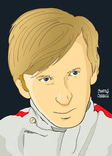 Helmet of Derek Bell by Muneta & Cerracín