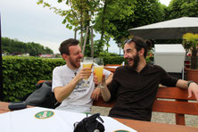 Bierpause in Aschach an der Donau