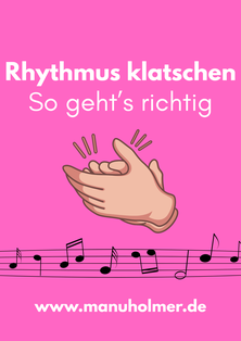 Anleitung Rhythmus klatschen Musikunterricht
