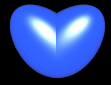 3D Herz als Supershape - 1