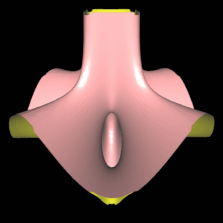 Costa's Algebraische Fläche n=4