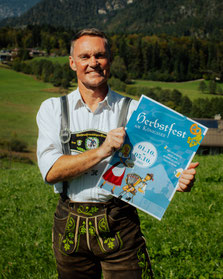 Alex Resch; Bürgermeisterkandidat Berchtesgaden; Kommunalwahl 2026; 8. März 2026; Herbstfest; Ehrenamt; Es lebe der Sport; Kandidatur Alexander Resch; Echt. Berchtesgaden. Ehrlich.