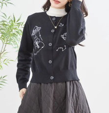 ギャラクシーモチーフの  カーデ  5,390円→2,880円(税込)   
