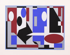 VICTOR VASARELY,  o.T. , 1985,  Siebdruck / Velin 300g, 65x79cm, 182/250 (aus der Mappe 11-1)