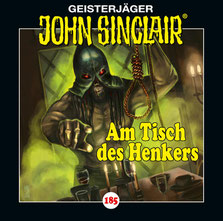 CD Cover John Sinclair - 185 - Am Tisch des Henkers