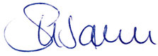 Unterschrift Susann