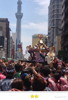 横山秀行さん：三社祭