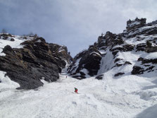 Descente majeure! Grande ambiance et pente dans Les Gorges de la Tête de Villy