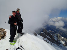 Tête Pelouse, Vickie et Peter on the top