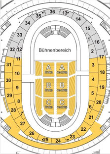 Saalplan Velodrom