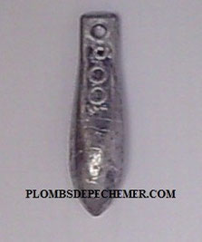 plombs de peche : PLOMB MAQUEREAU ALLONGÉ
