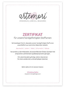 Urnen-Zertifikat artemori