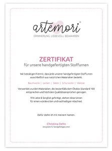 Urnen-Zertifikat artemori