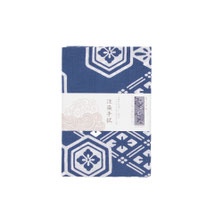 Kiriko Tenugui Chusen-Zome Indigo Kikkou