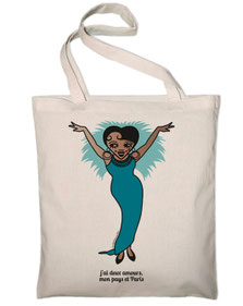 TOTE BAG "DEUX AMOURS"  copyright Stephanie Gerlier 2018 / T FOR TIGER