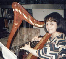 Nehama REUBEN harp solo ISRAEL jerusalem recording Psalms 1998.