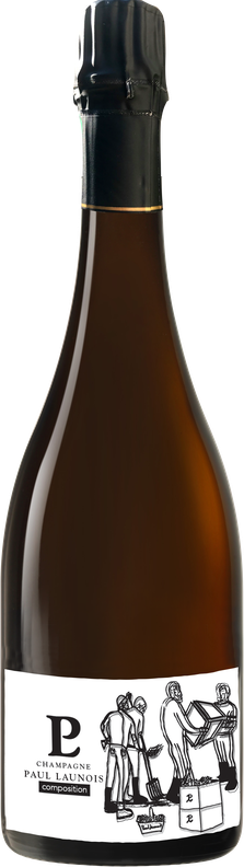 Bouteille de la cuvée Composition, champagne Grand Cru chardonnay Blanc de blancs | Champagne Launois Paul @ Le-Mesnil-sur-Oger - Côte des Blancs (Marne, 51, proche Épernay)