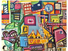 Factory 50 x 40 Acryl
