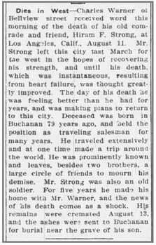 The News-Palladium (Benton Harbor, Michigan)  21 Aug 1911, Mon · Page 5   (click to enlarge)    