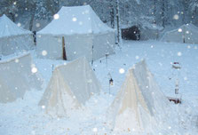Winterbiwak der Lichtensteiner Kanoniere