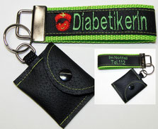 Nofallset Diabetiker Schlüsselanhänger