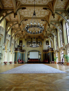 Le parquet de la salle d'honneur