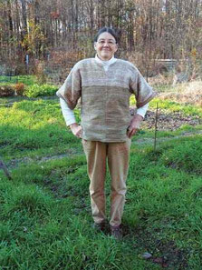 完全自家製の服の製作は、シンディーにとって、忘れられない経験になりました。Photo by Stephanie Conner