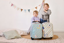 Kinder mit Trolleys/Kinderkoffer von LÄSSIG