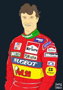 Eddie Irvine by Muneta & Cerracín