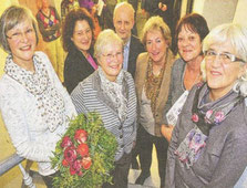 Von links nach rechts: Agnes Römer, Dr. Christine Kunert, Hilder Kampmann, Dr. Helmut Francke, Ingrid Schmidt-Schwabe, Regina Becker, Ursula Henneken (Foto: Petra Ihm-Fahle)