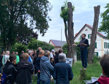 Vortrag in der Dämmerung  Foto: NABU
